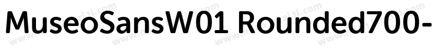 MuseoSansW01 Rounded700字体转换